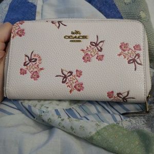 Coach zip wallet